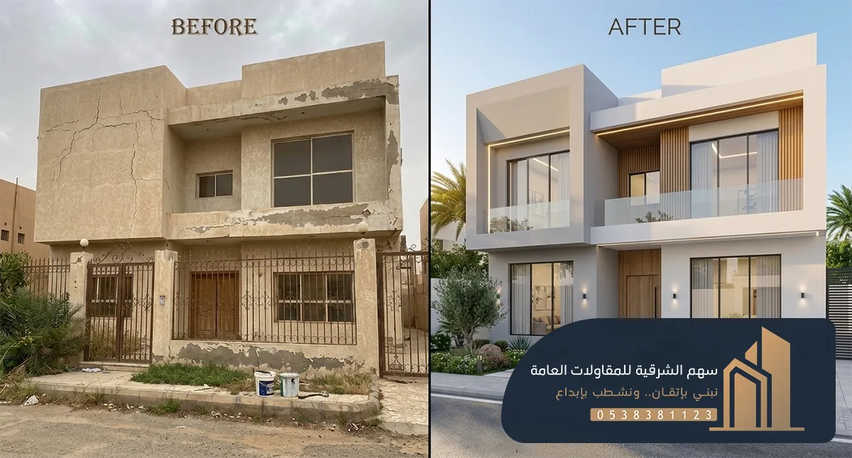 مقاول ترميم منازل الجبيل