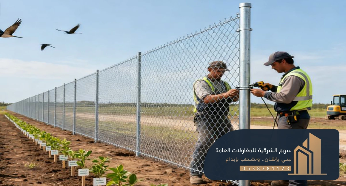 تركيب شبوك مزارع واراضي الشرقية