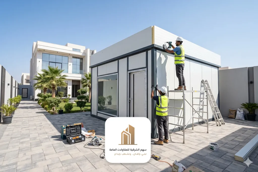 بناء غرفة حارس الدمام