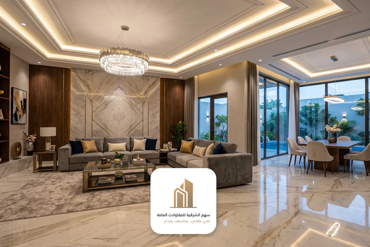 تشطيب المباني وتنفيذ ديكورات الشرقية