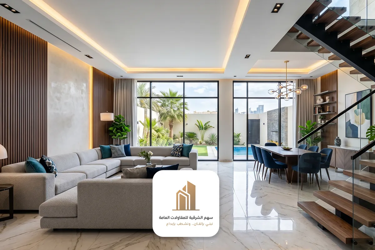 خدمات وأعمال التشطيب