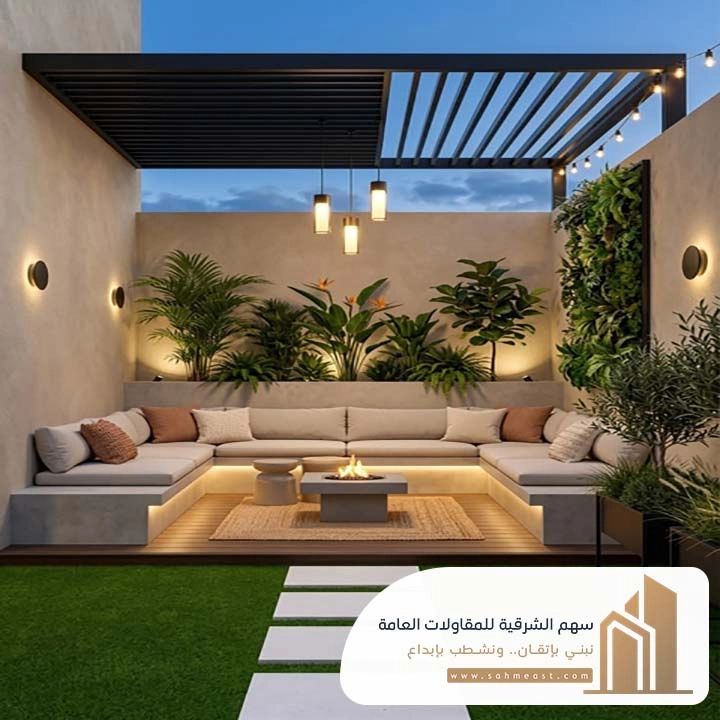 ديكورات جلسات خارجية الشرقية