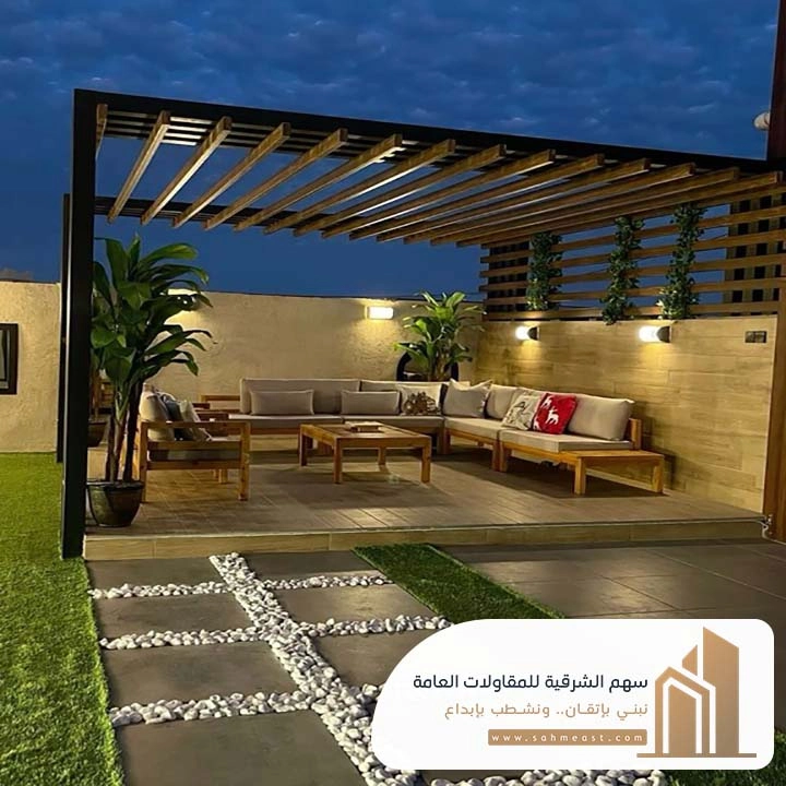 ديكورات جلسات خارجية الاحساء