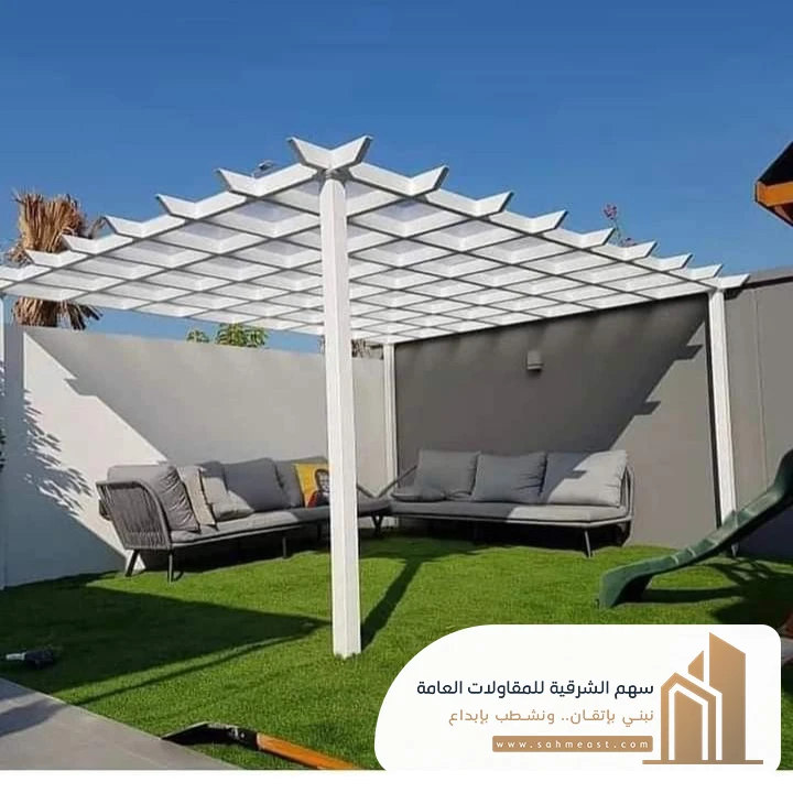 مظلات حدائق حديد الجبيل